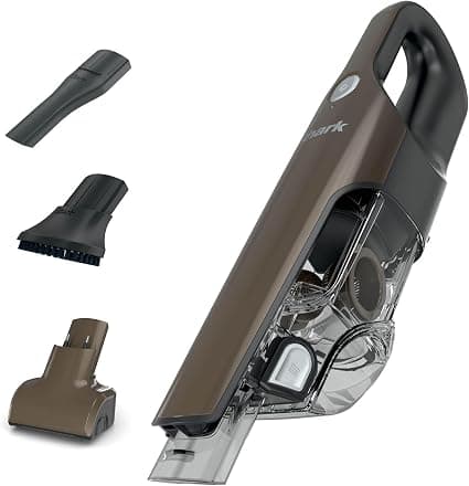 Shark Handheld Cordless Vacuum Cleaner, Washable Filter, Mocha, CH951UKBR