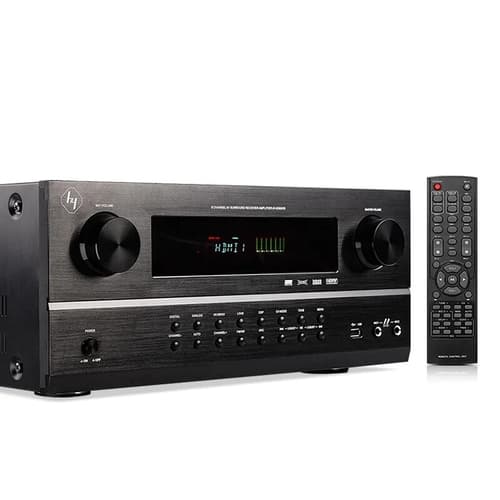 High Quility 5.1 Home Cinema Power Amplifier With 2 Karaoke Input Jack