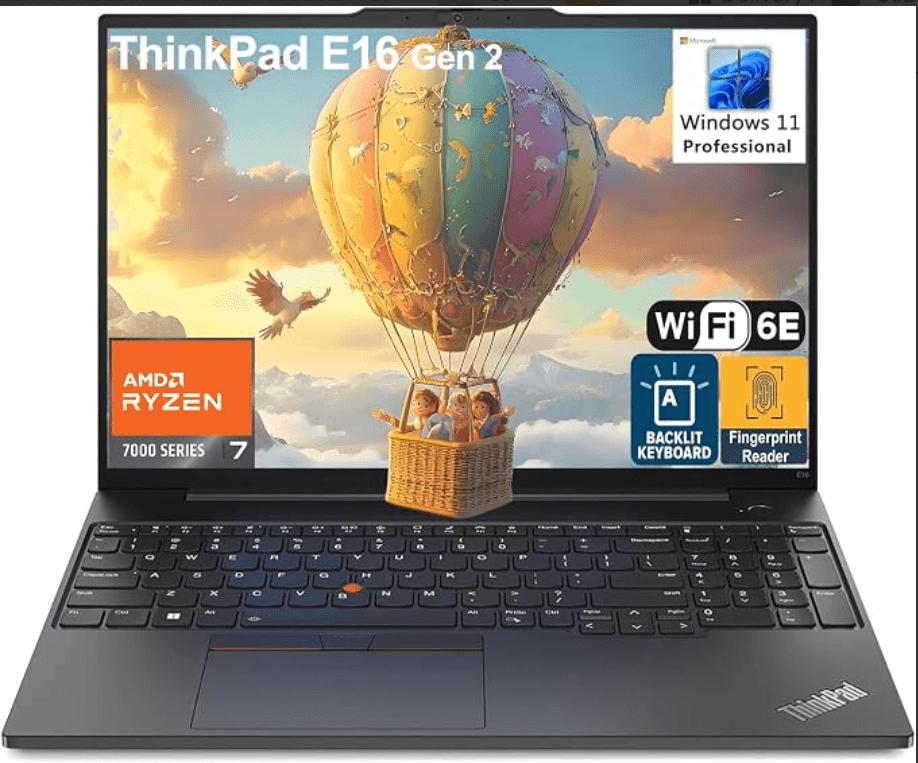Lenovo ThinkPad E16 G2 Ryzen 7 7735HS 32GB DDR5 1TB SSD 16 Laptop